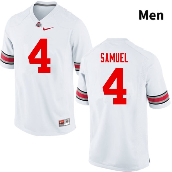 Ohio State Buckeyes Curtis Samuel Men's #4 White Game Stitched College Football Jersey